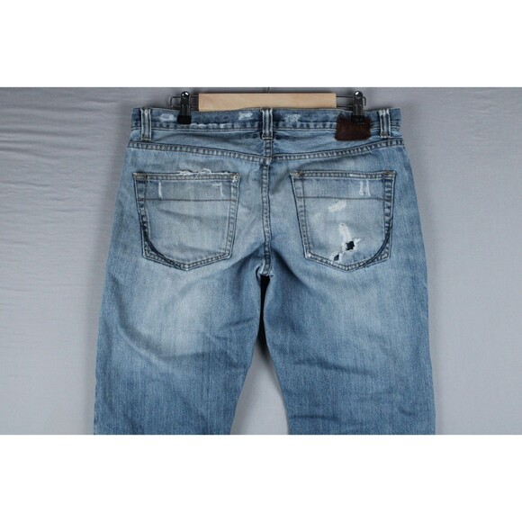 Converse One Star Low Boot Premium Denim Distressed Jeans Men's 34 x 32 - Picture 10 of 16